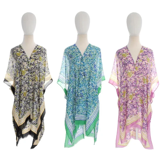 Neue Marke Design Lady Fashion Poncho Cape Bunte Frauen Schal Schal